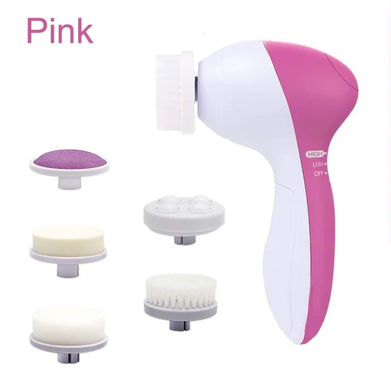 Electric Facial Cleaning Brush, Facial Cleaning Machine, Spa Skin Care Massager, Clove Cleaning, Faci Cleaning Tools