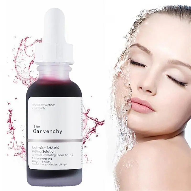 Fruit Acid AHA 30% + BHA 2% Peeling Solution Face Serum with Salicylic Acid Moisturizing Facial Skin Care 30Ml