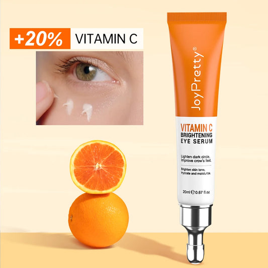 Anti Dark Circle Eye Cream Eye Bags VC Whitening Lightening Cream Wrinkle Removal Serum Eyes Firming Skin Care Beauty Joypretty