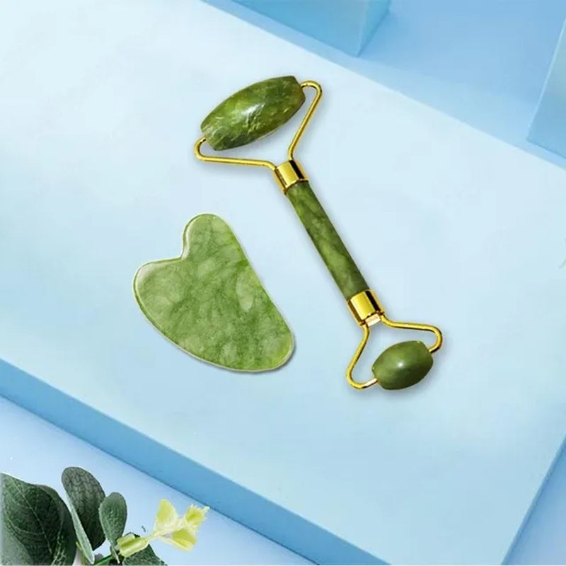 Gua Sha Face Massager Roller Jade Store Scraper Roller Massage for Facial Gouache Lift Body Slimming Guasha Neck Skin Care Tools