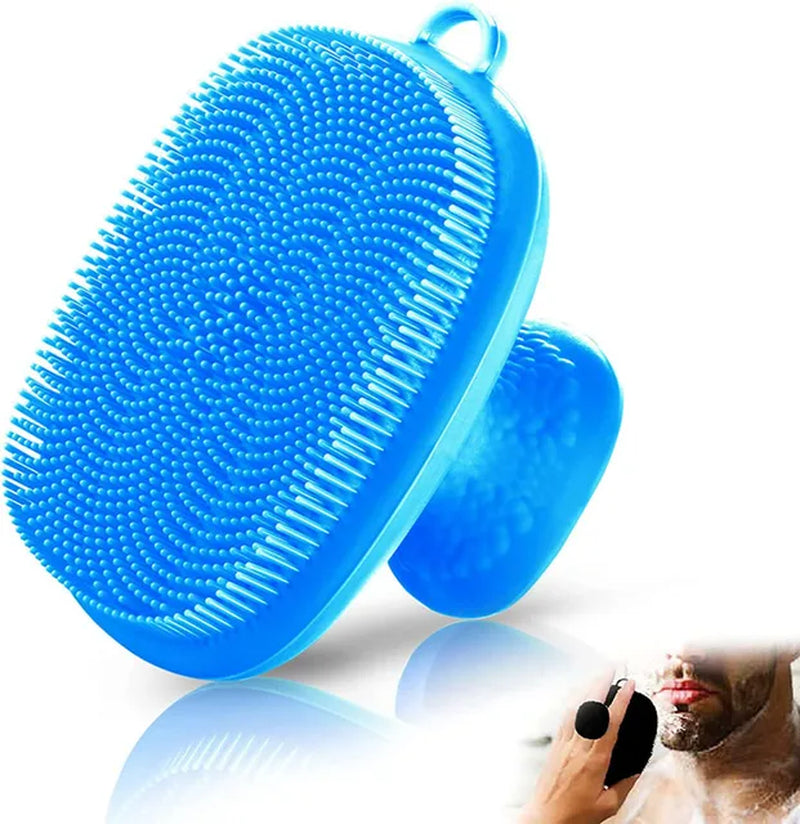 Silicone Face Scrubber for Men and Women Facial Cleansing Brush Silicone Face Wash Brush Manual Cleansing Skin Care Face Brushes