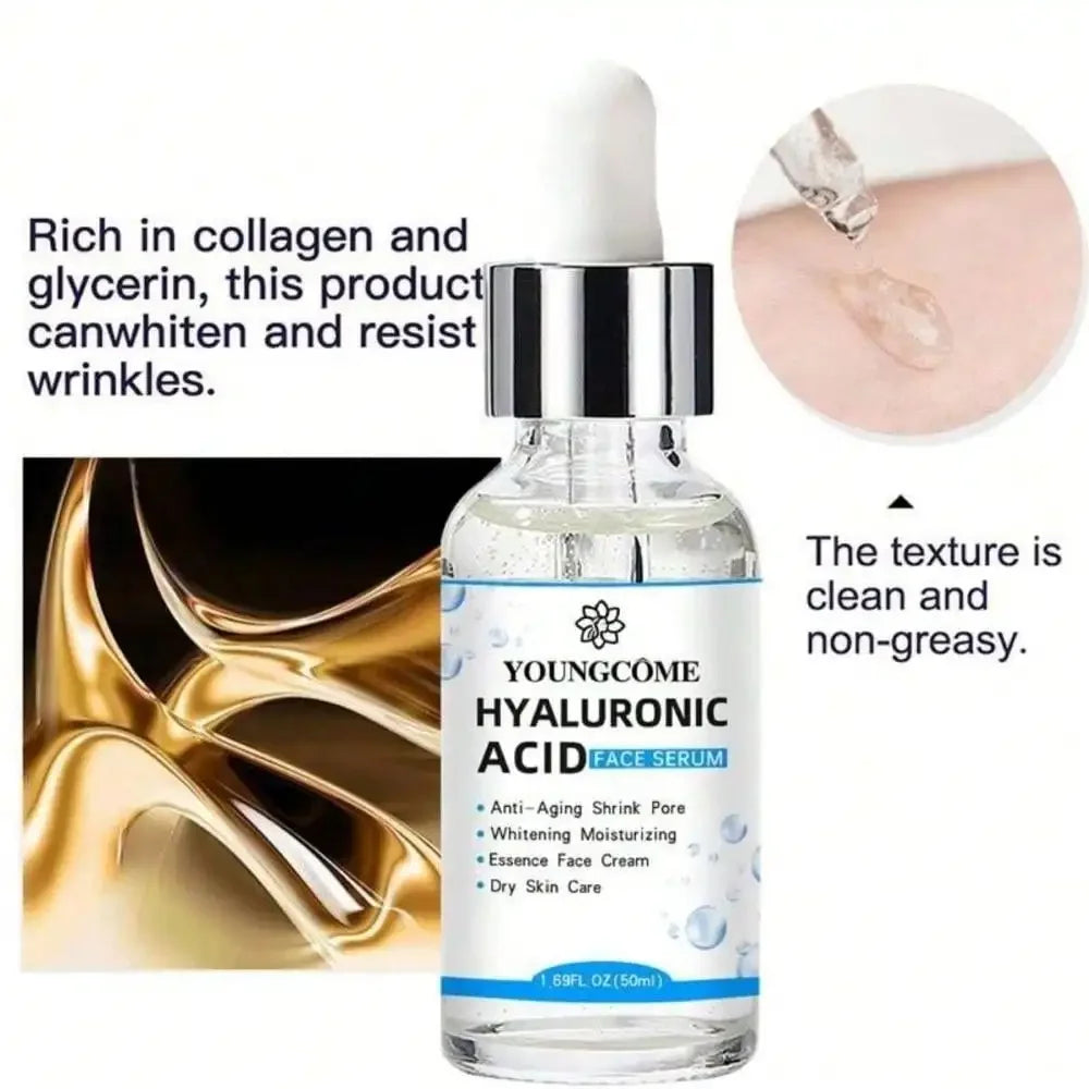 Hyaluronic Acid Facial Essence Deep Repair Moisturizing Facial Skin Anti-Aging Essence Korean Skin Care Products