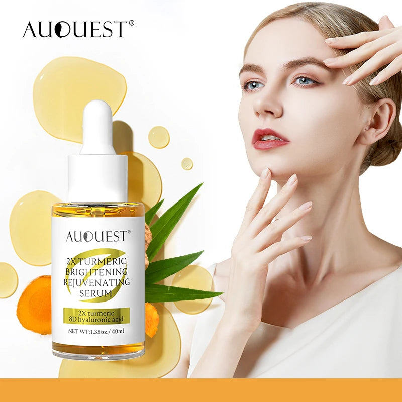 Dark Spot Serum Hyaluronic Acid Whitening Vitamin C Face Serum Turmeric Collagen Facial Skin Care Beauty